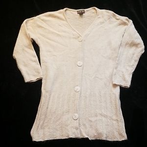 New York style off white cardigan size sma…